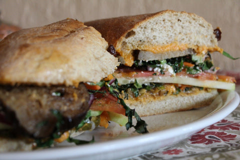 Hot Veggie Sándwich