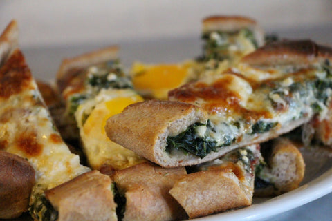 Pide de Berenjena, Zuchinni y Tomate